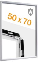 SPRINTIS  Brandschutz-Klapprahmen silber 50,0 x 70,0 cm,...