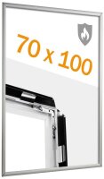 SPRINTIS  Brandschutz-Klapprahmen silber 70,0 x 100,0 cm,...