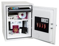 phoenix Tresor Titan II FS1283E R2 mit Feuerschutz signalweiß 40,0 x 44,0 x 51,5 cm