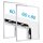 SPRINTIS  Klapprahmen silber 60,0 x 80,0 cm, 2 St.