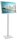 SPRINTIS Infoständer FLEX silber DIN A2 42,0 x 59,4 x 110,0 cm, 1 St.