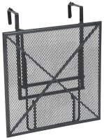 greemotion Toulouse Balkonhängetisch quadratisch Stahl grau 70,0 x 88,0 x 47,0 - 79,0 cm, 1 St.
