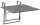 greemotion Toulouse Balkonhängetisch quadratisch Stahl grau 70,0 x 88,0 x 47,0 - 79,0 cm, 1 St.