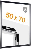 SPRINTIS  Brandschutz-Klapprahmen schwarz 50,0 x 70,0 cm,...