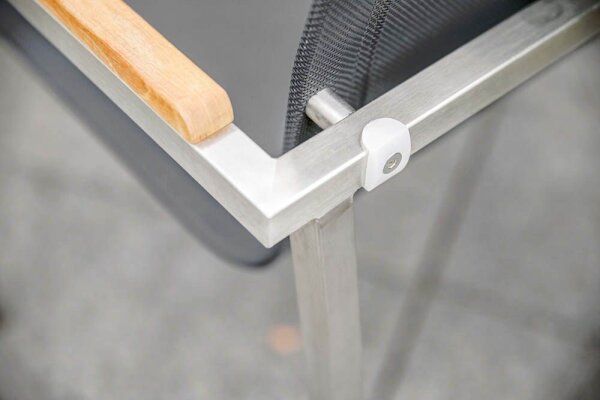 greemotion Sitzgruppe Sydney, silber Textilene, Metall, 7-teilig