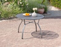 greemotion Gartentisch Toulouse grau rund 100,0 x 100,0 x...