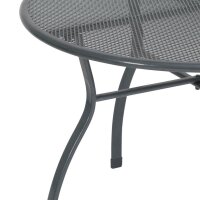 greemotion Gartentisch Toulouse grau rund 100,0 x 100,0 x 74,0 cm