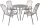 greemotion Gartentisch Toulouse grau rund 100,0 x 100,0 x 74,0 cm