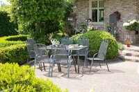greemotion Gartentisch Toulouse grau rechteckig 140,0 x 90,0 x 74,0 cm