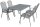 greemotion Gartentisch Toulouse grau rechteckig 140,0 x 90,0 x 74,0 cm