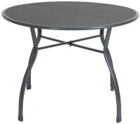 greemotion Gartentisch Toulouse grau rund 80,0 x 80,0 x 74,0 cm
