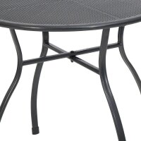greemotion Gartentisch Toulouse grau rund 80,0 x 80,0 x 74,0 cm