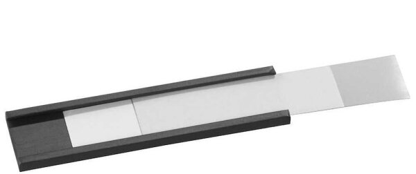 SPRINTIS Etikettenhalter magnetisch schwarz 6,0 x 1,5 cm, 4x 100 St.