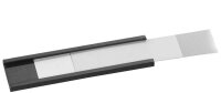 SPRINTIS Etikettenhalter magnetisch schwarz 6,0 x 1,5 cm,...