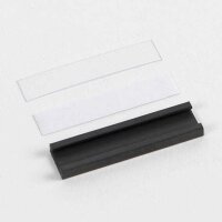 SPRINTIS Etikettenhalter magnetisch schwarz 4,0 x 1,0 cm, 4x 100 St.