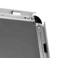 SPRINTIS Infoständer ELEVATE silber DIN A4 21,0 x 29,7 x 65,0 - 100,0 cm, 1 St.