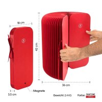 meet powered by PAPERFLOW Falthocker Flexistool rot, 1 St.