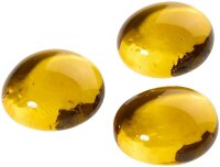 GLOREX Muggelsteine gelb Glasnuggets Ø 20,0 mm,...