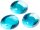 GLOREX Muggelsteine hellblau Glasnuggets Ø 20,0 mm, 200,0 g, 1 Pack