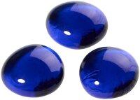 GLOREX Muggelsteine blau Glasnuggets Ø 20,0 mm,...