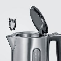 SEVERIN Wasserkocher WK 3418 silber 1,7 l max. 3.000 Watt