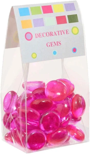 GLOREX Muggelsteine lila Glasnuggets Ø 20,0 mm,...