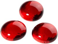 GLOREX Muggelsteine rot Glasnuggets Ø 20,0 mm,...