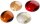 GLOREX Muggelsteine rot, braun, transparent Glasnuggets Ø 20,00 mm, 200,0 g, 1 Pack