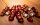GLOREX Muggelsteine rot, braun, transparent Glasnuggets Ø 20,00 mm, 200,0 g, 1 Pack