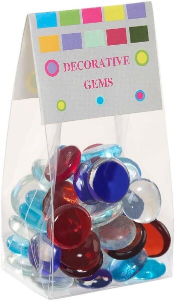 GLOREX Muggelsteine mehrfarbig Glasnuggets Ø 20,00 mm, 200,0 g, 1 Pack