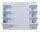 Legamaster Stiftablage chilly lake Kunststoff 4 Fächer 13,0 x 4,0 x 15,3 cm
