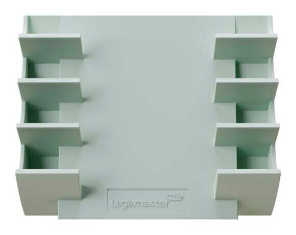 Legamaster Stiftablage salbeigrün Kunststoff 4 Fächer 13,0 x 4,0 x 15,3 cm