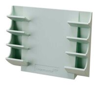 Legamaster Stiftablage salbeigrün Kunststoff 4 Fächer 13,0 x 4,0 x 15,3 cm
