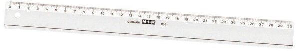 M + R Lineal 30,0 cm, glasklar