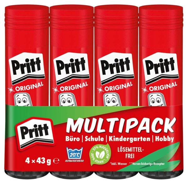 Pritt ORIGINAL Klebestifte 43,0 g, 4 St.