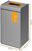 DURABLE DURASORT® Mülleimer 55,0 l gelb, 1 St.