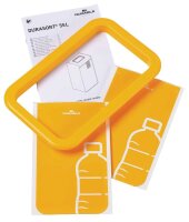 DURABLE DURASORT® Mülleimer 55,0 l gelb, 1 St.
