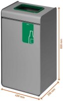 DURABLE DURASORT® Mülleimer 55,0 l grün, 1 St.