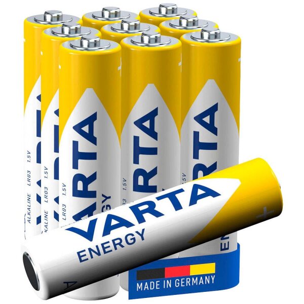 VARTA Batterien ENERGY Alkali-Mangan Micro AAA 1,5 V, 10 St.