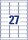 AVERY Zweckform Etiketten weiß 63,5 x 29,6 mm, 10 Blatt