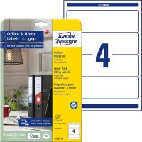 AVERY Zweckform Ordneretiketten weiß, 10 Blatt