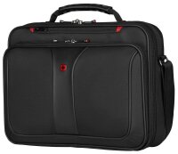 WENGER Laptoptasche Legacy Slim Kunstfaser schwarz 600647 bis 40,6 cm (16 Zoll)