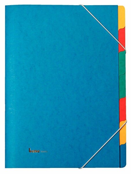 bene Ordnungsmappe 7 Fächer blau, 1 St.