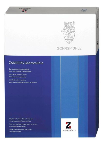 GOHRSMÜHLE Briefpapier mit Wasserzeichen weiß DIN A4 80 g/qm 500 Blatt