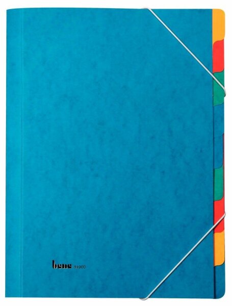bene Ordnungsmappe 9 Fächer blau, 1 St.