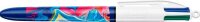 BIC 4-Farben-Kugelschreiber 4 Colours bunt, Schreibfarbe: blau, rot, grün, schwarz, 6 St.