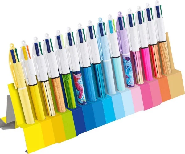 BIC 4-Farben-Kugelschreiber 4 Colours bunt, Schreibfarbe:...