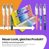 BIC 4-Farben-Kugelschreiber 4 Colours bunt, Schreibfarbe:...