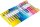 BIC 4-Farben-Kugelschreiber 4 Colours bunt, Schreibfarbe: blau, rot, grün, schwarz, pink, violett, türkis, limettengrün, orange, gelb, neongelb, 15 St.