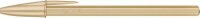 BIC Kugelschreiber Cristal Glace gold, Schreibfarbe: blau, 20 St.